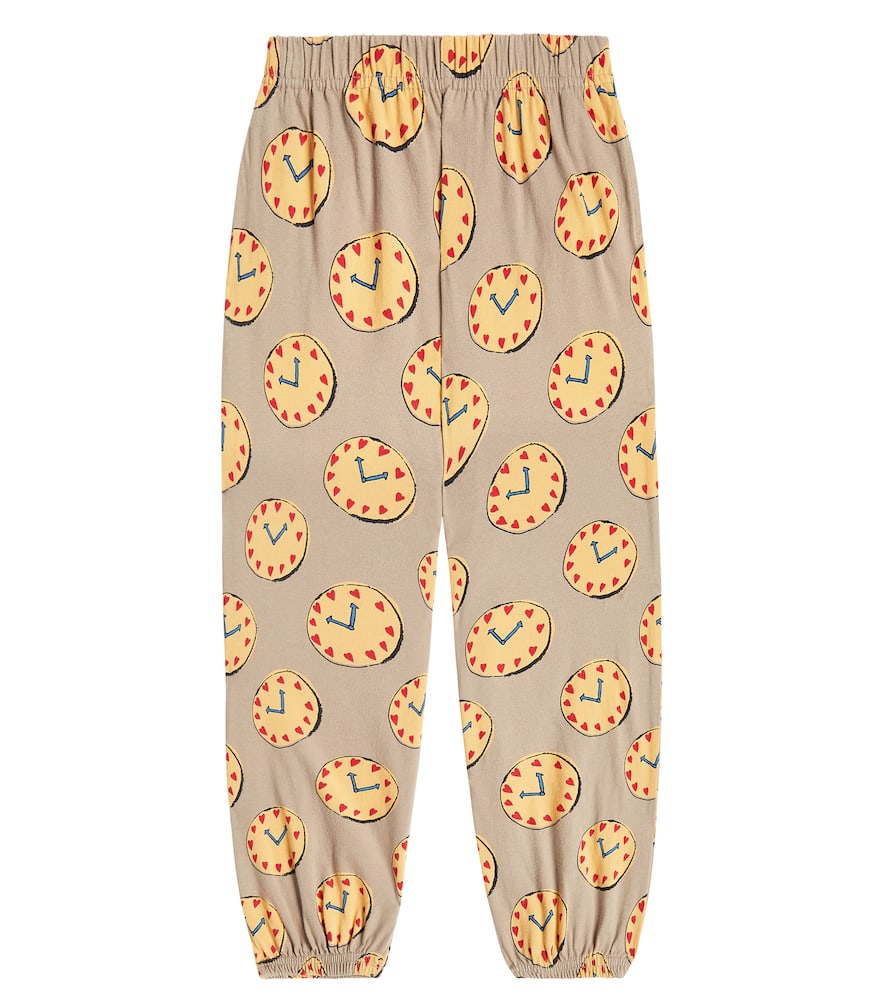 Jellymallow Watch printed cotton sweatpants