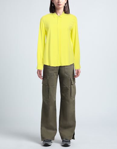Woman Shirt Lime green Size 6 Viscose