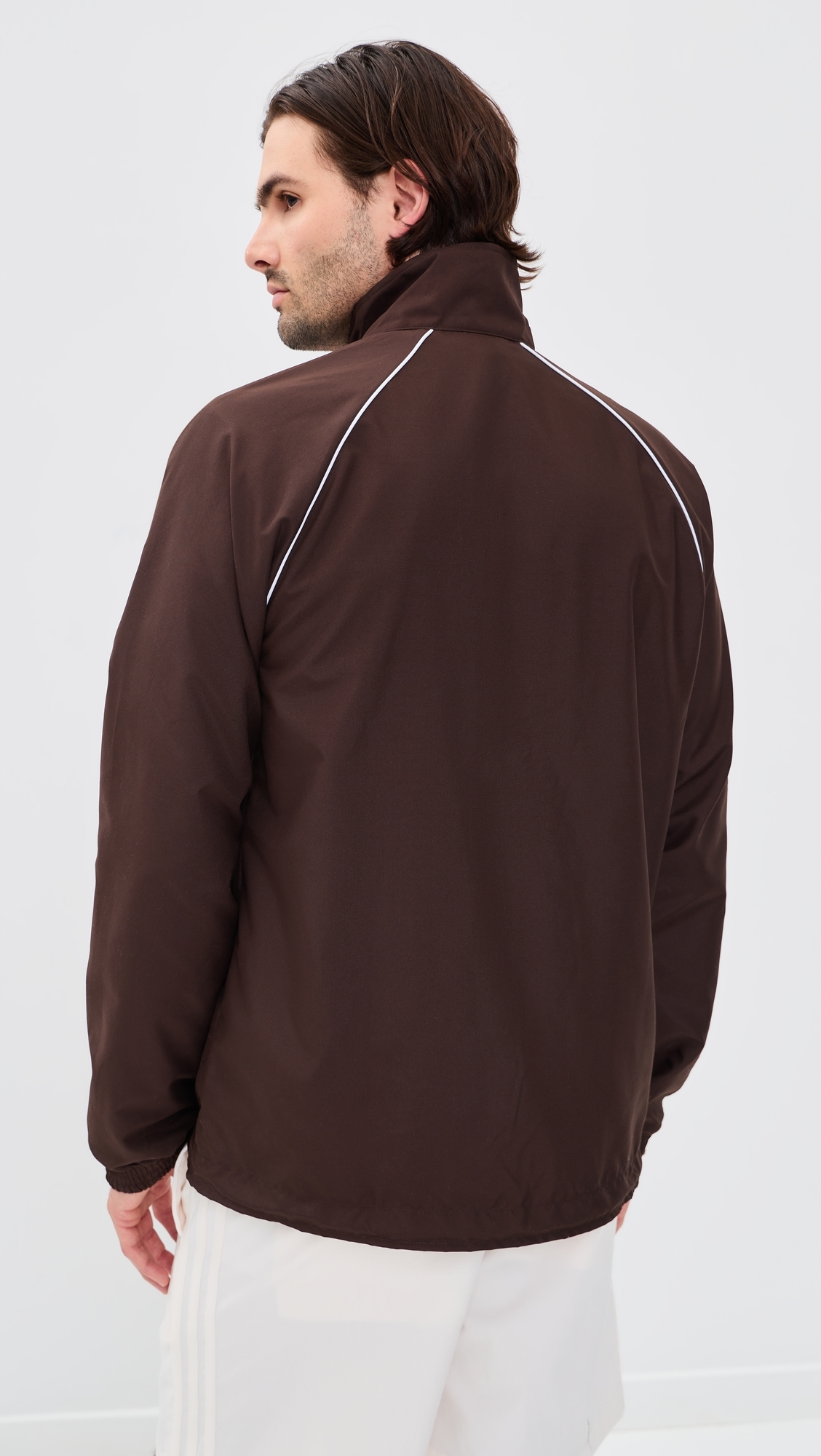 Chest Stripe Track Jacket Aurora Coffee
