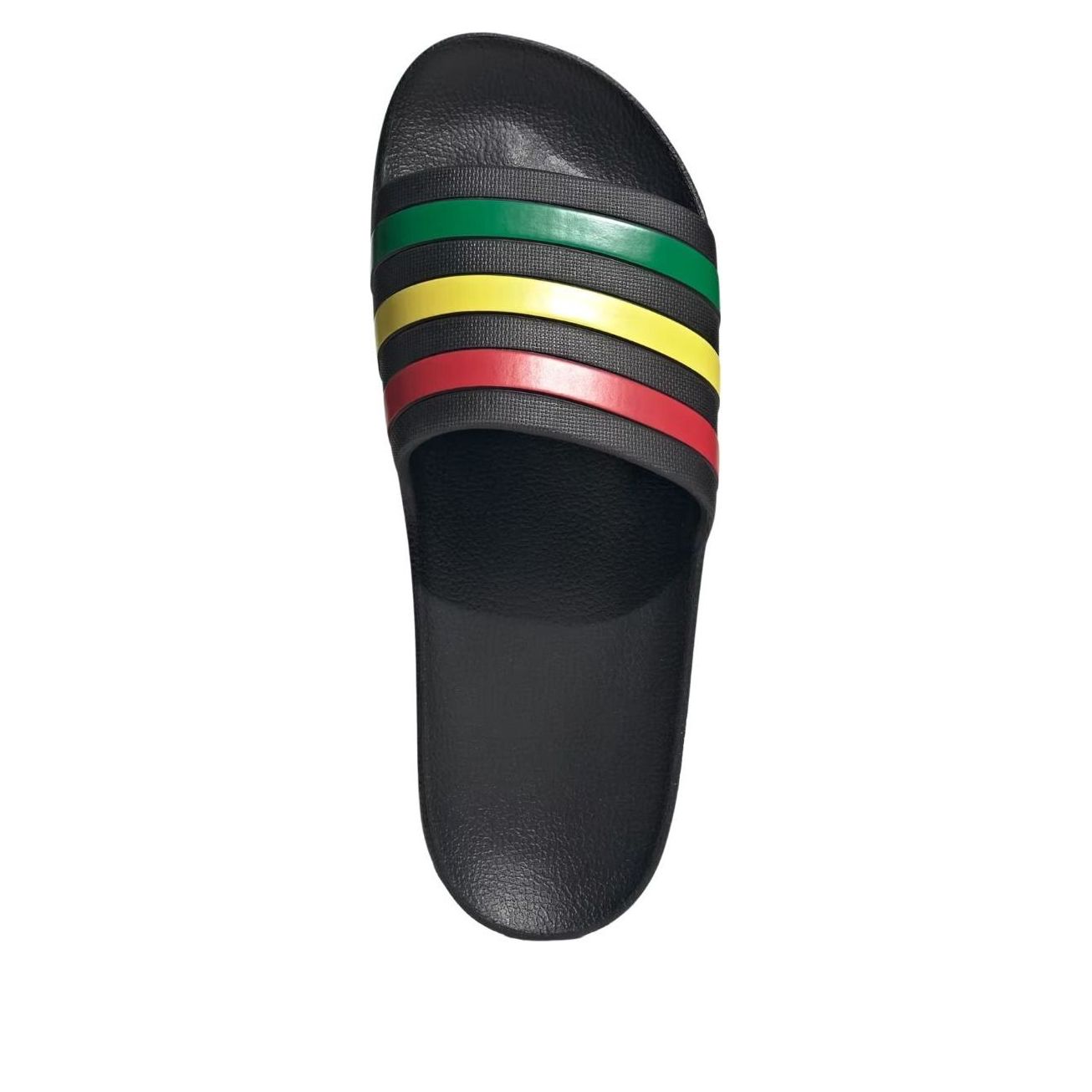 Adilette Aqua Slides 'Core Black Green Ruby'