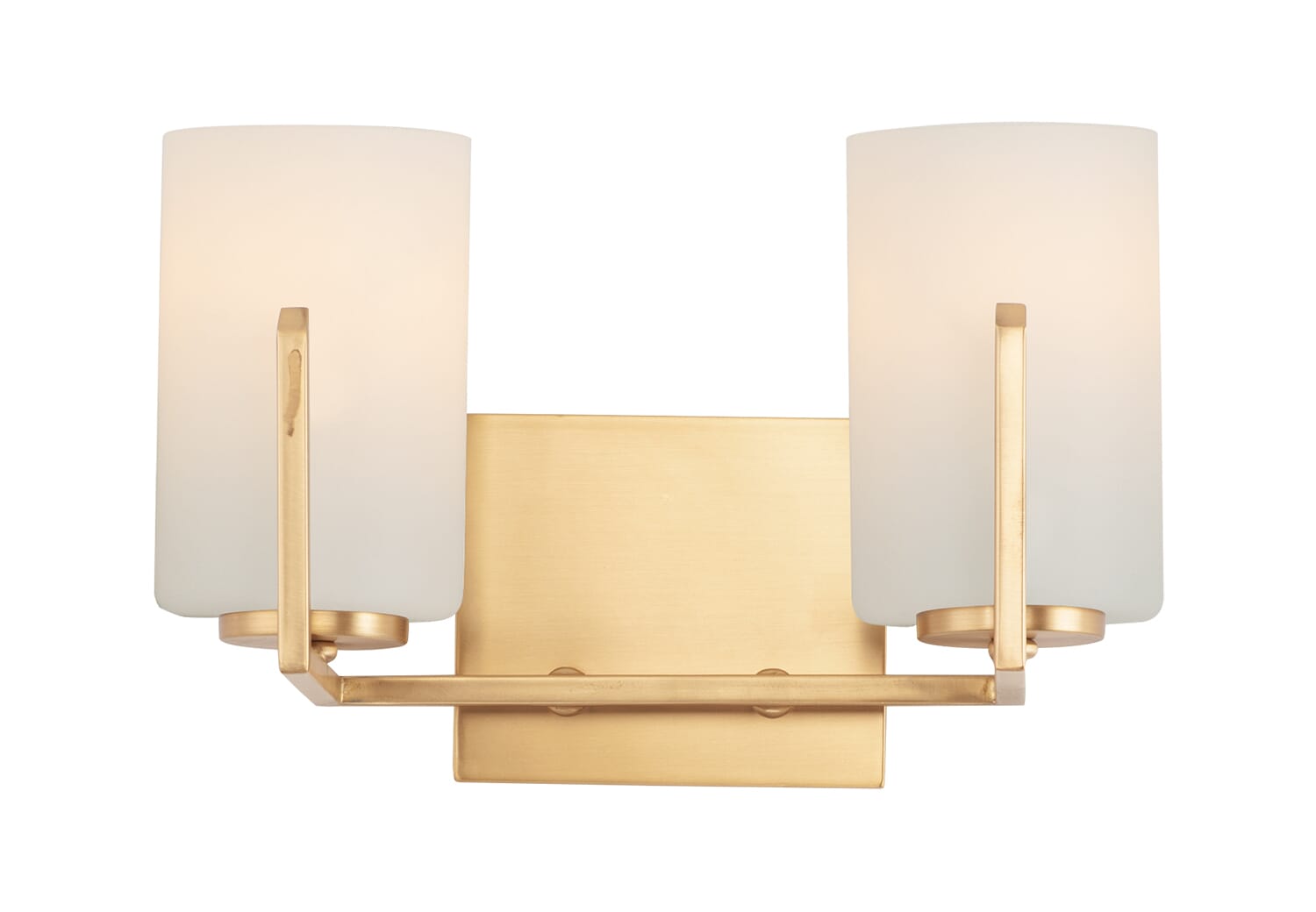 Maxim Dart 2-Light Bathroom Vanity Light in Satin Bra