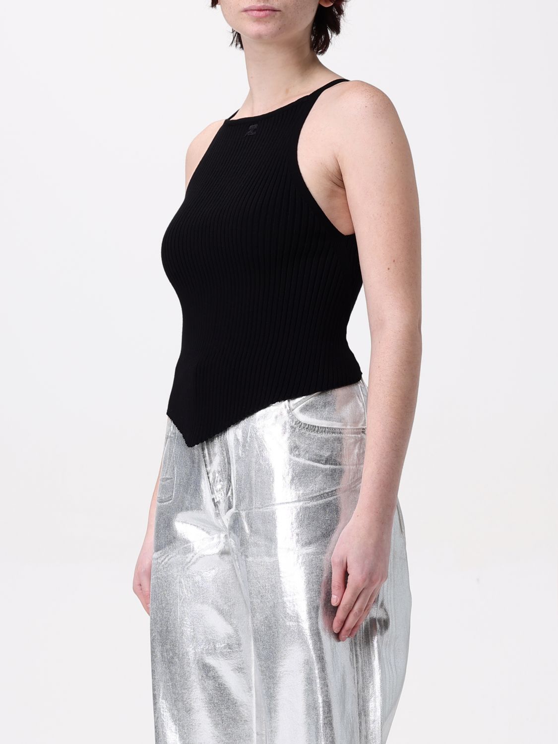 Top COURRÈGES Woman color Black
