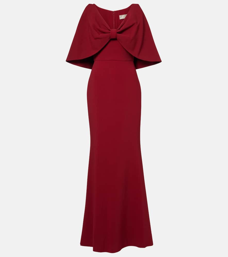 Caped cady gown