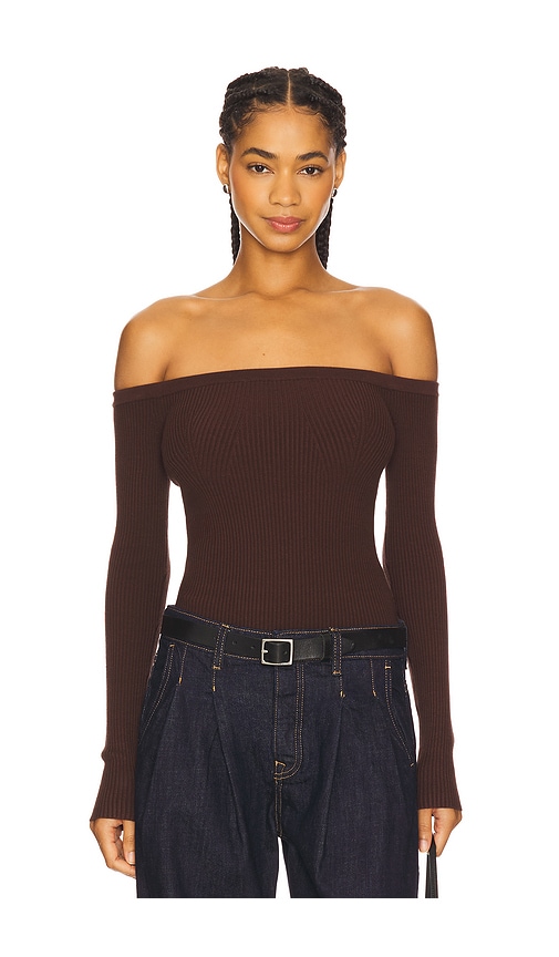 House of Harlow 1960 x REVOLVE Colette Bodysuit in Burgundy. - L also in XS, S, M