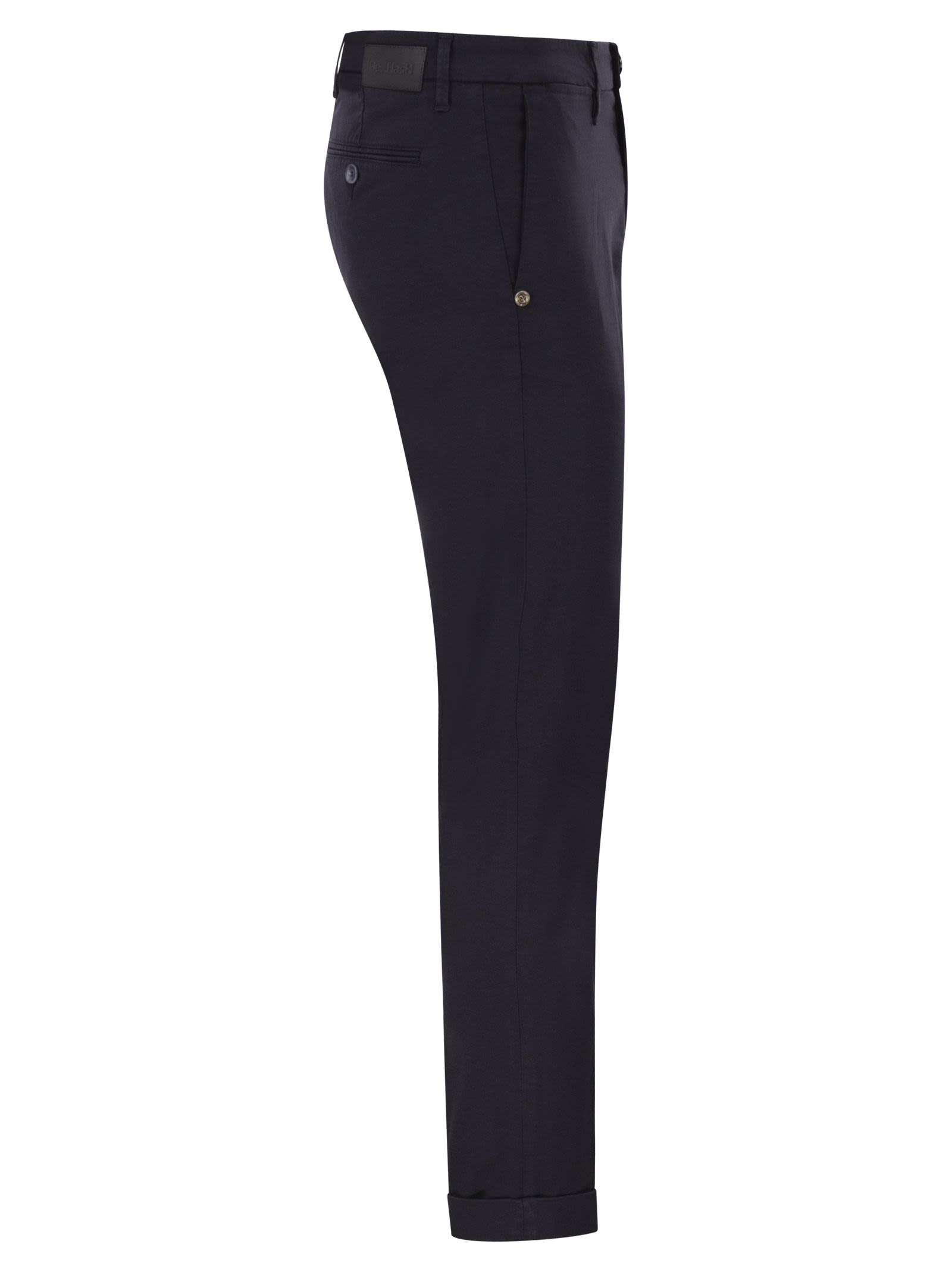 Re Hash - Pantalon chino coupe fuselée en coton stretch et lyoce