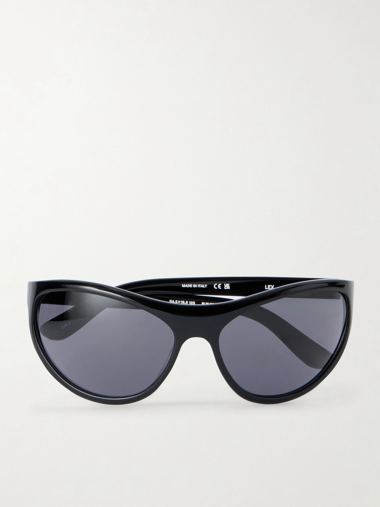The Lex D-frame Acetate Sunglasses - Black