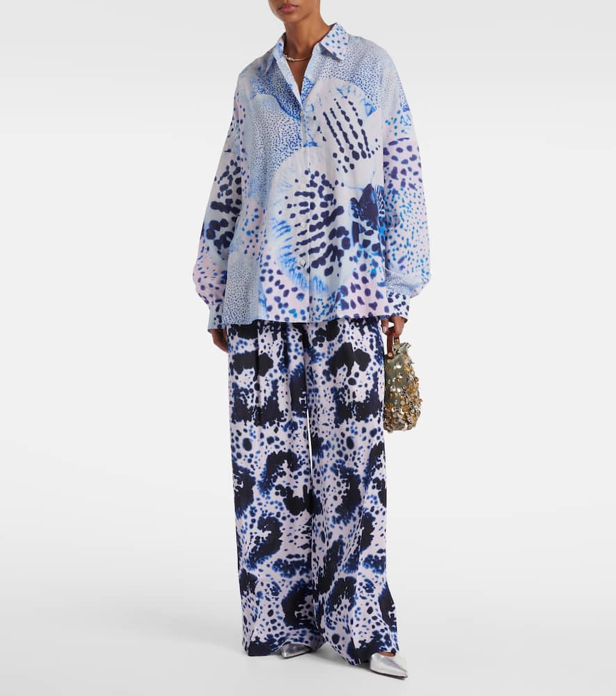 Printed cotton shirt