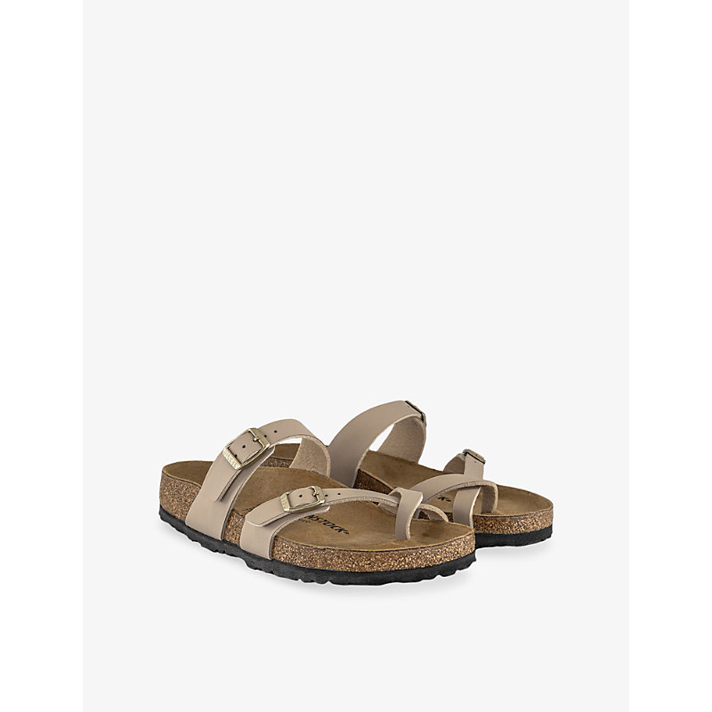 Womens Mayari Faux-Leather Sandals