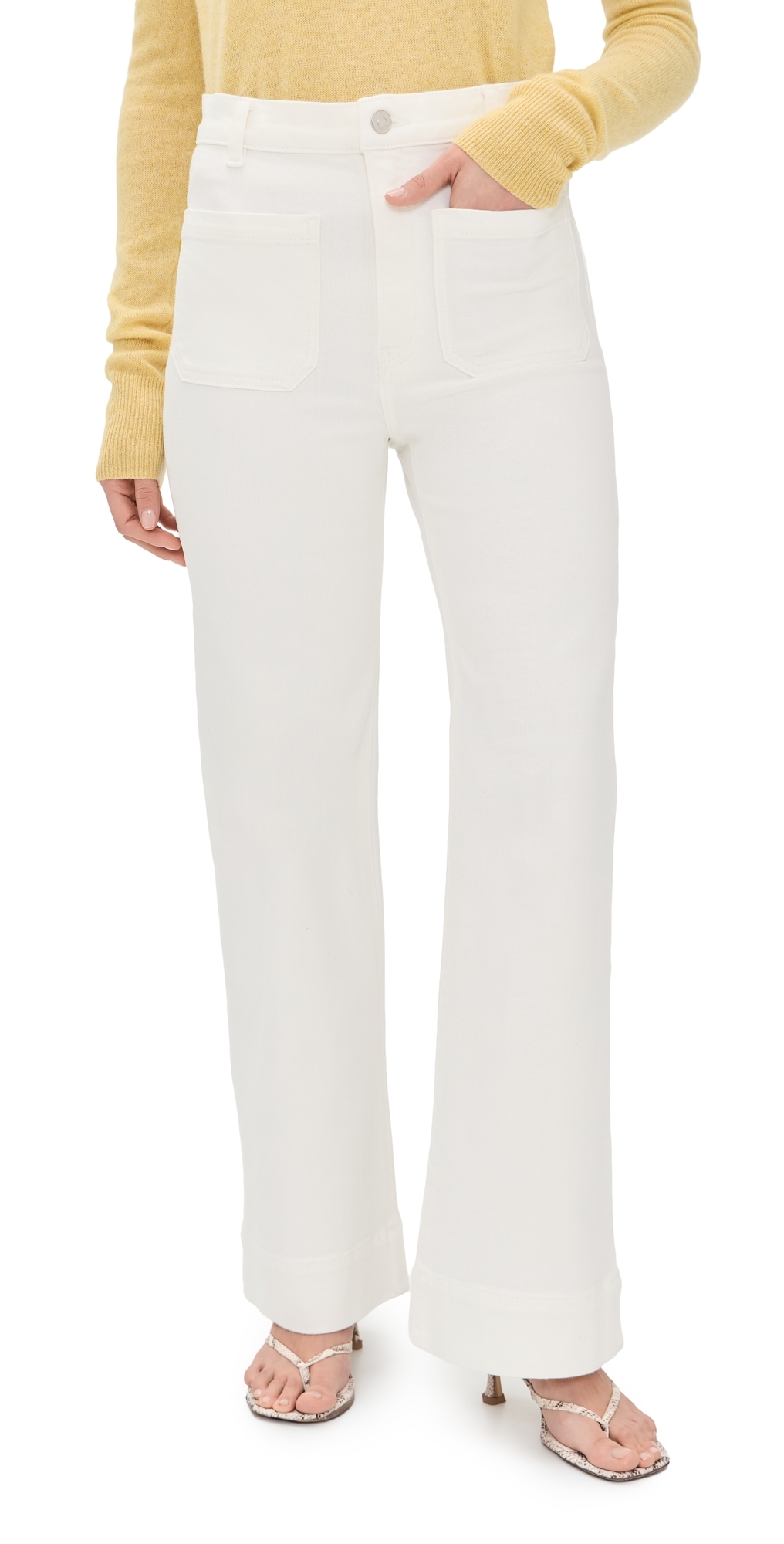 St Monica Jeans Natural White
