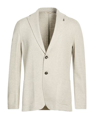 Man Blazer Light grey Size 46 Cotton