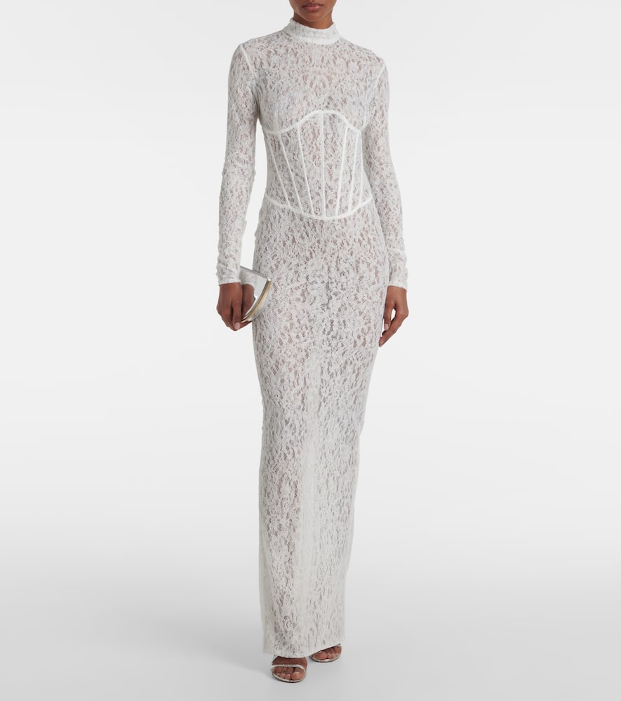 Isadora lace corset gown
