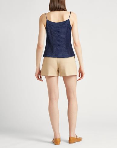 Woman Top Navy Size 10 Polyamide, Cotton, Viscose