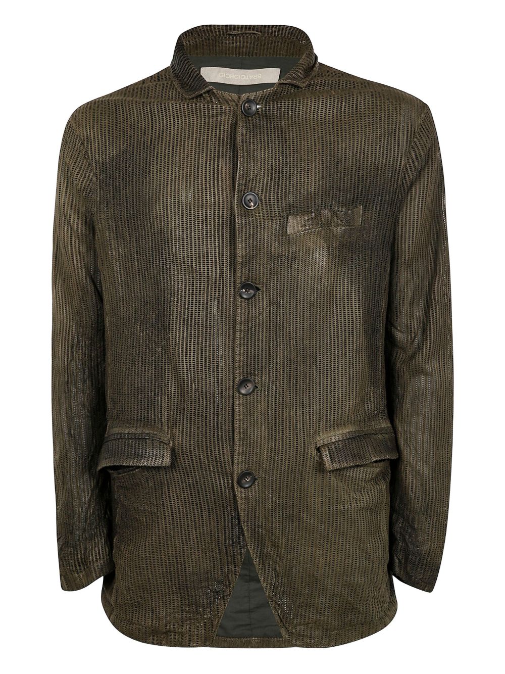 Giorgio Brato single-breasted blazer - Green