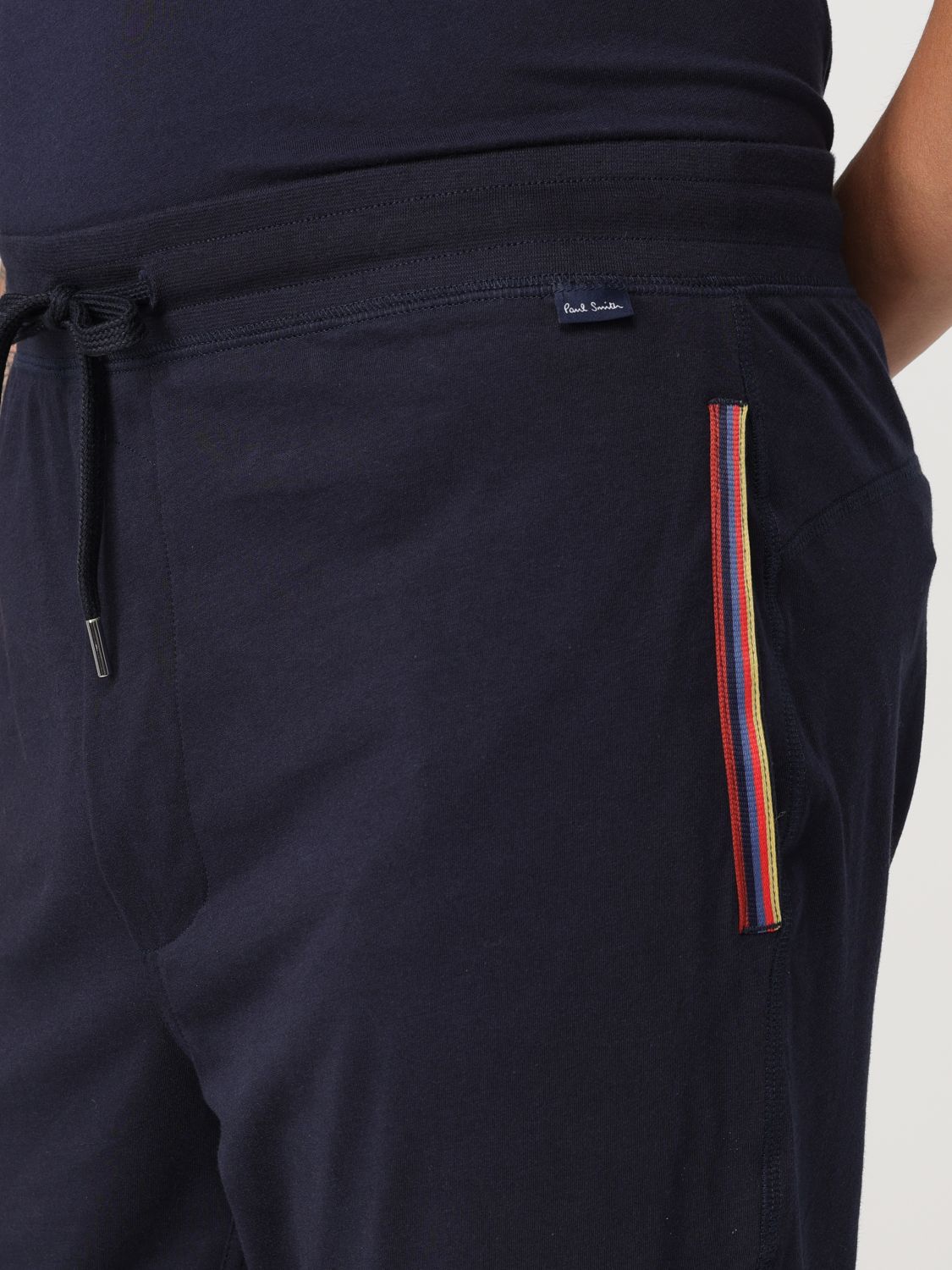 Signature stripe-trim cotton track pants - Black