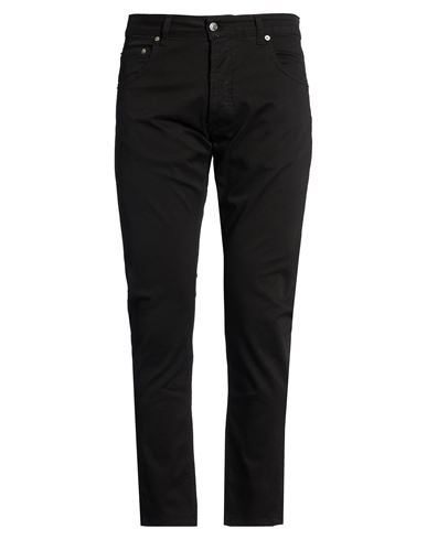 Man Pants Black Size 31 Cotton, Elastane