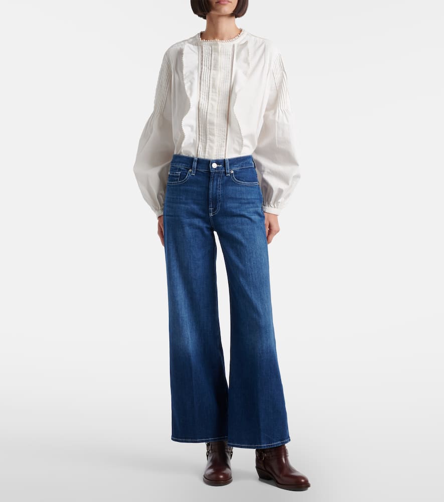 Lotta Ankle wide-leg jeans