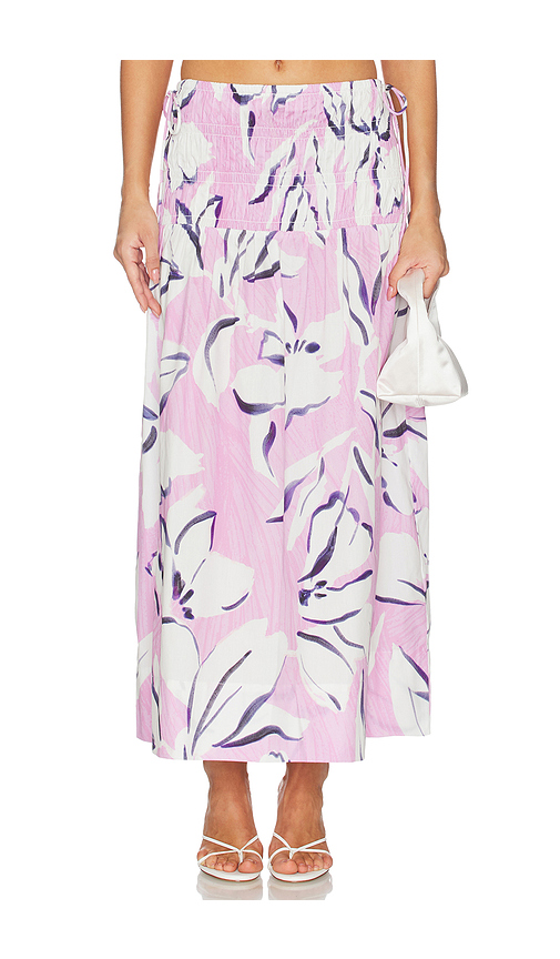 MINKPINK Paloma Maxi Skirt in Pink. - XL also in L, M
