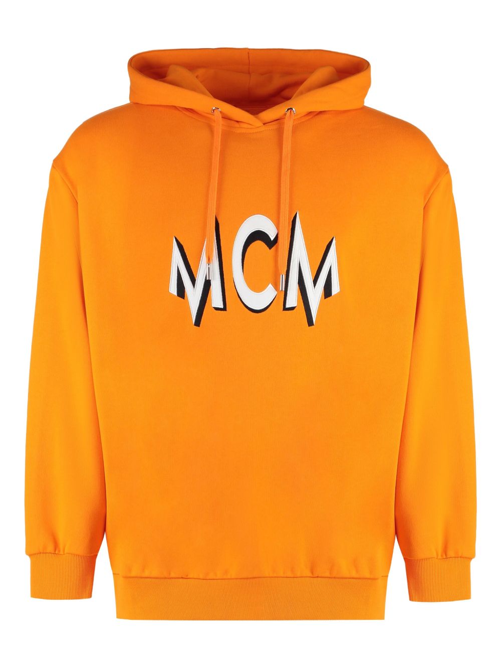 Graphic-print hoodie - Orange