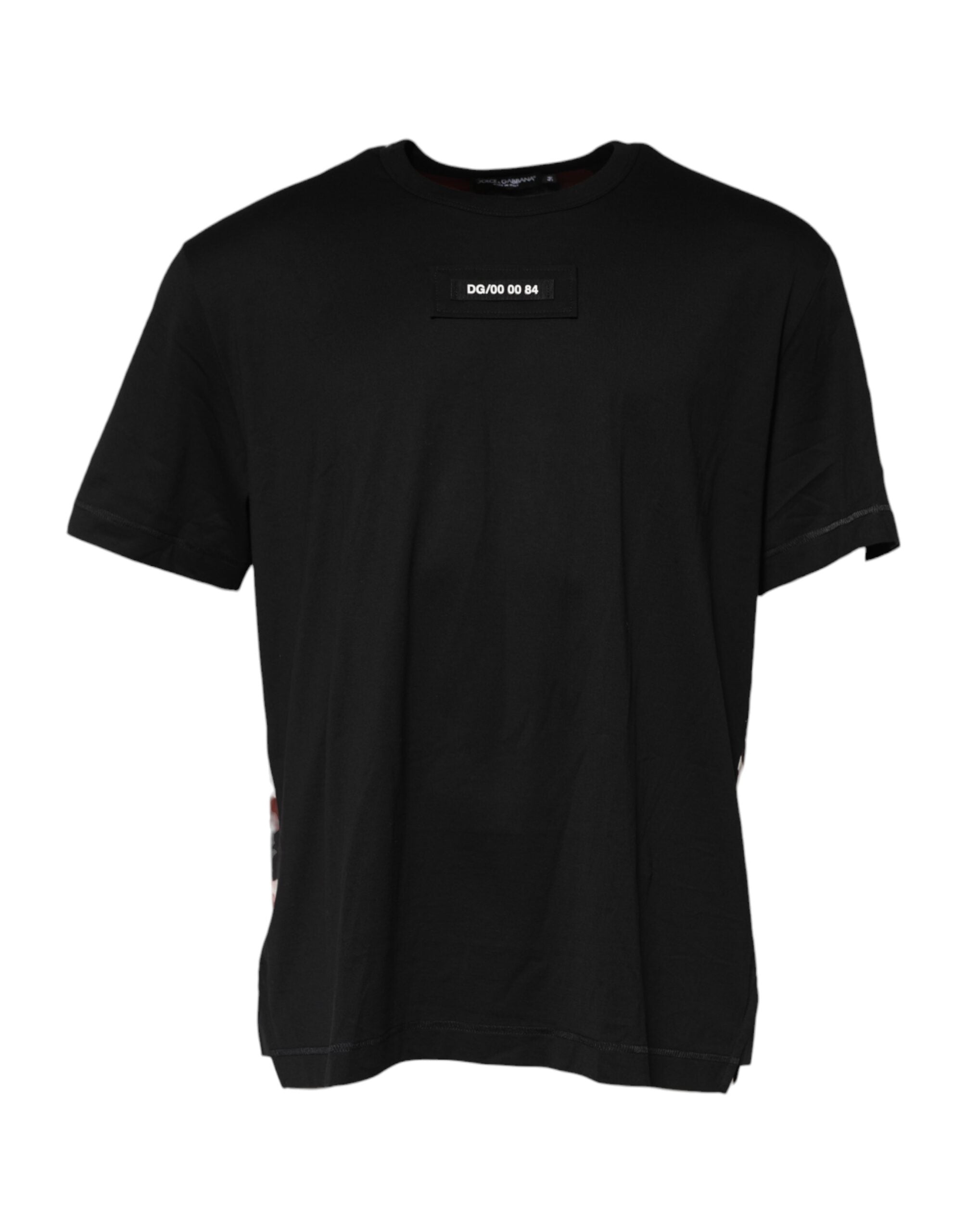 Camouflage Crew Neck T-Shirt — Black