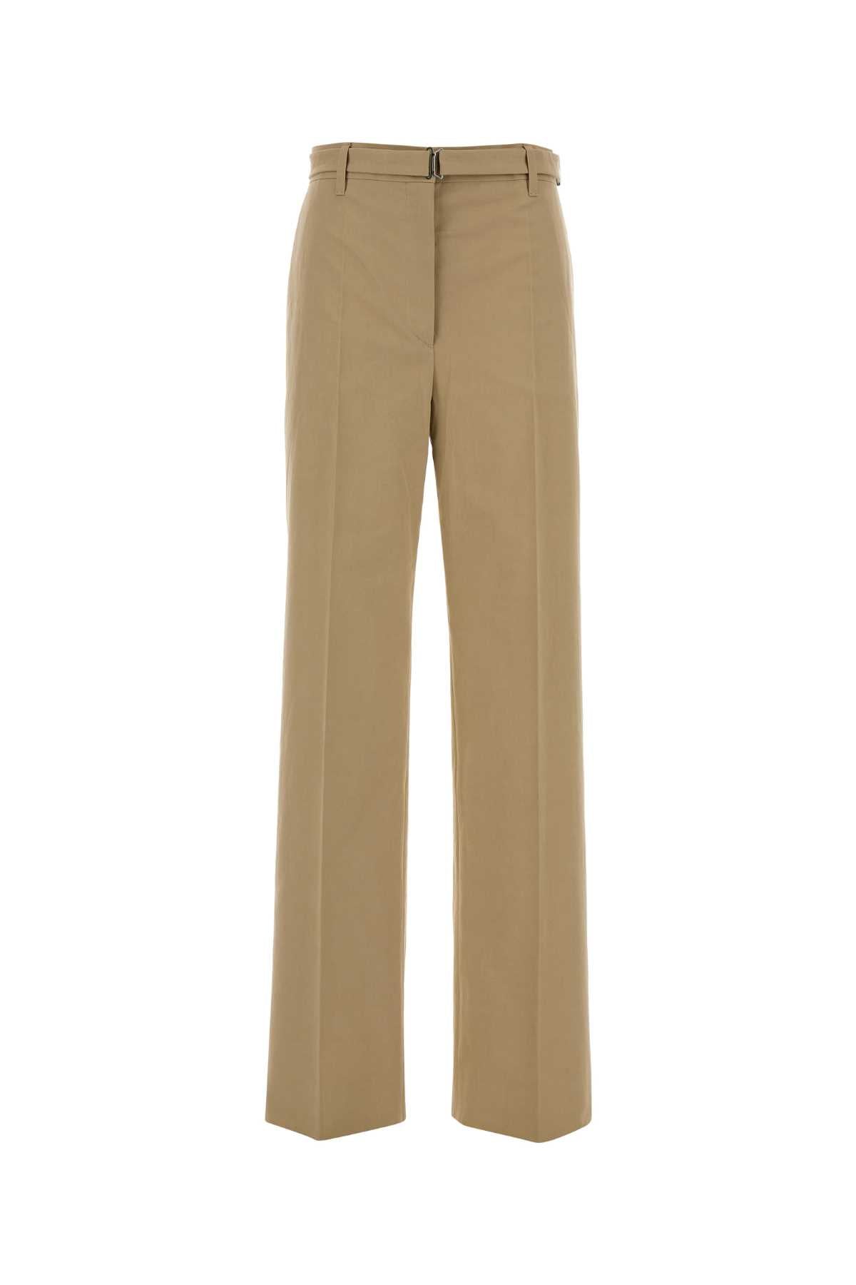 100% Cotton Trousers — Beige