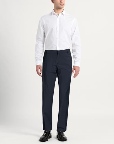Roberto P Luxury Man Pants Midnight blue Size 31 Wool, Polyester, Elastane