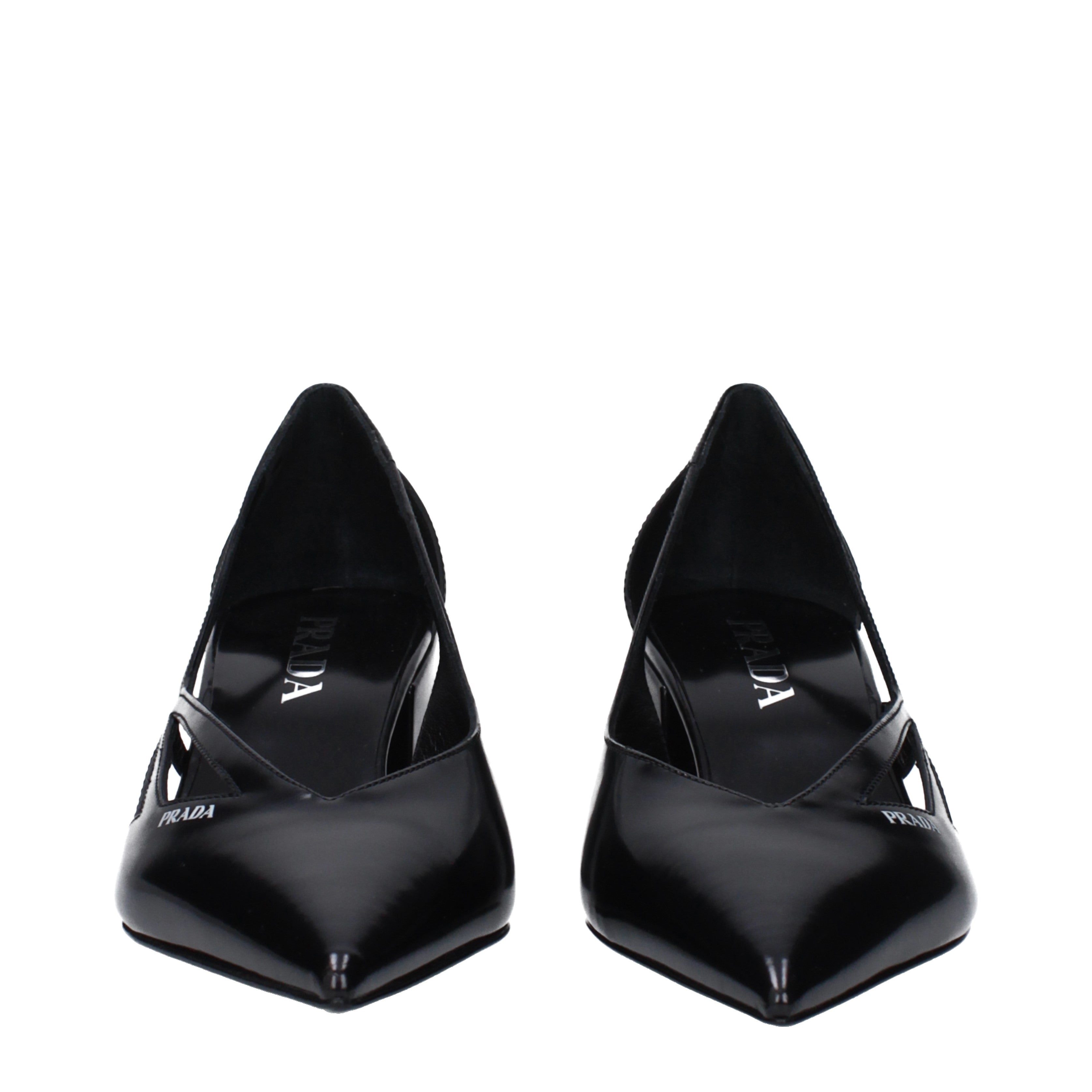Prada Women's Leather Sandals Black