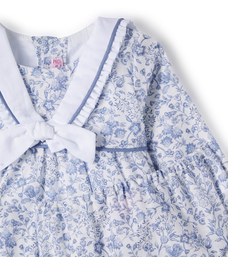 Baby Aranda floral cotton dress and bloomers set