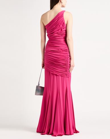 Woman Maxi dress Fuchsia Size 4 PES