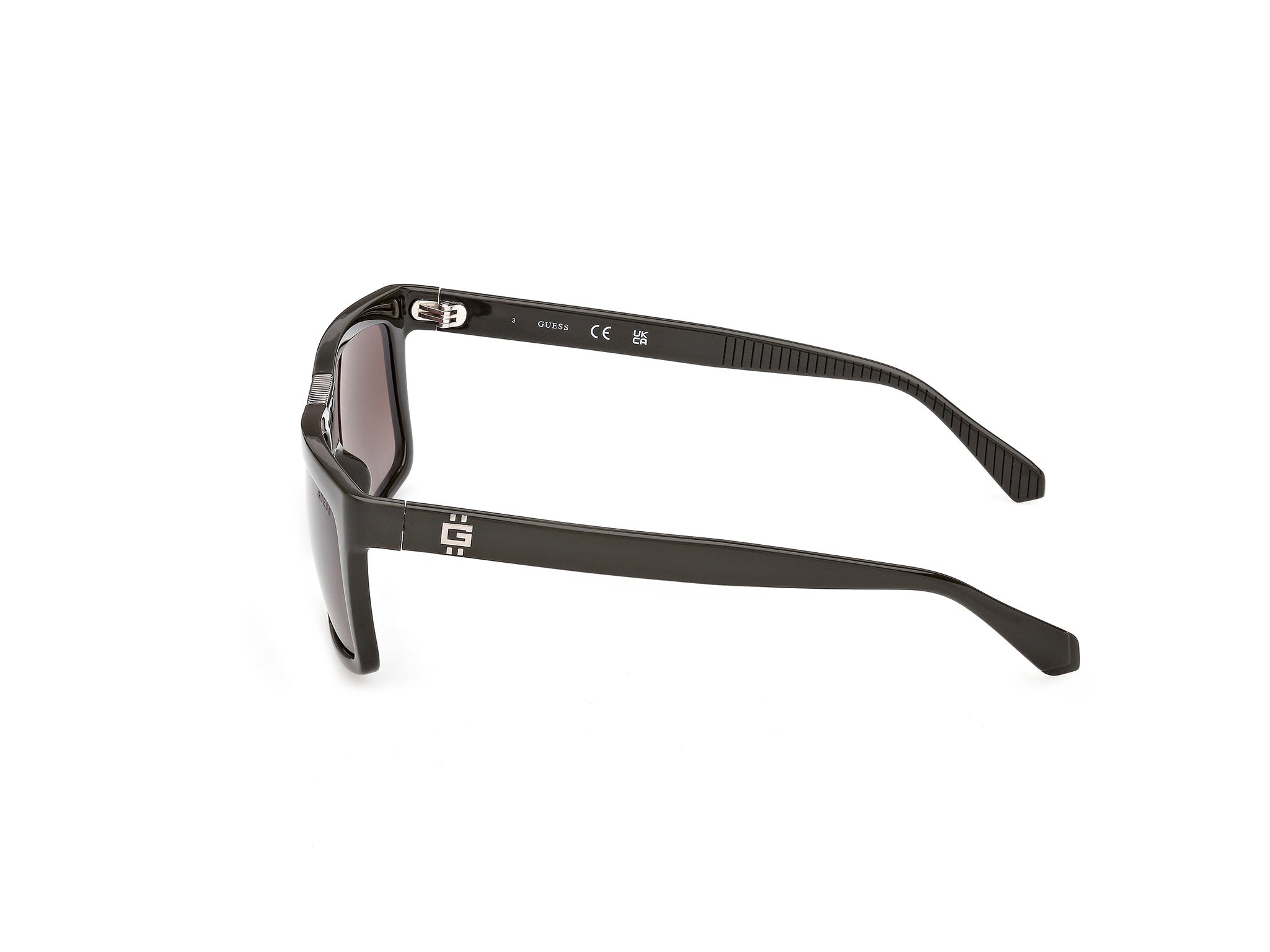 Guess Hombre Guess GU00274 96F Gafas de sol Inyectado Verde Marrón Cuadrada Norma