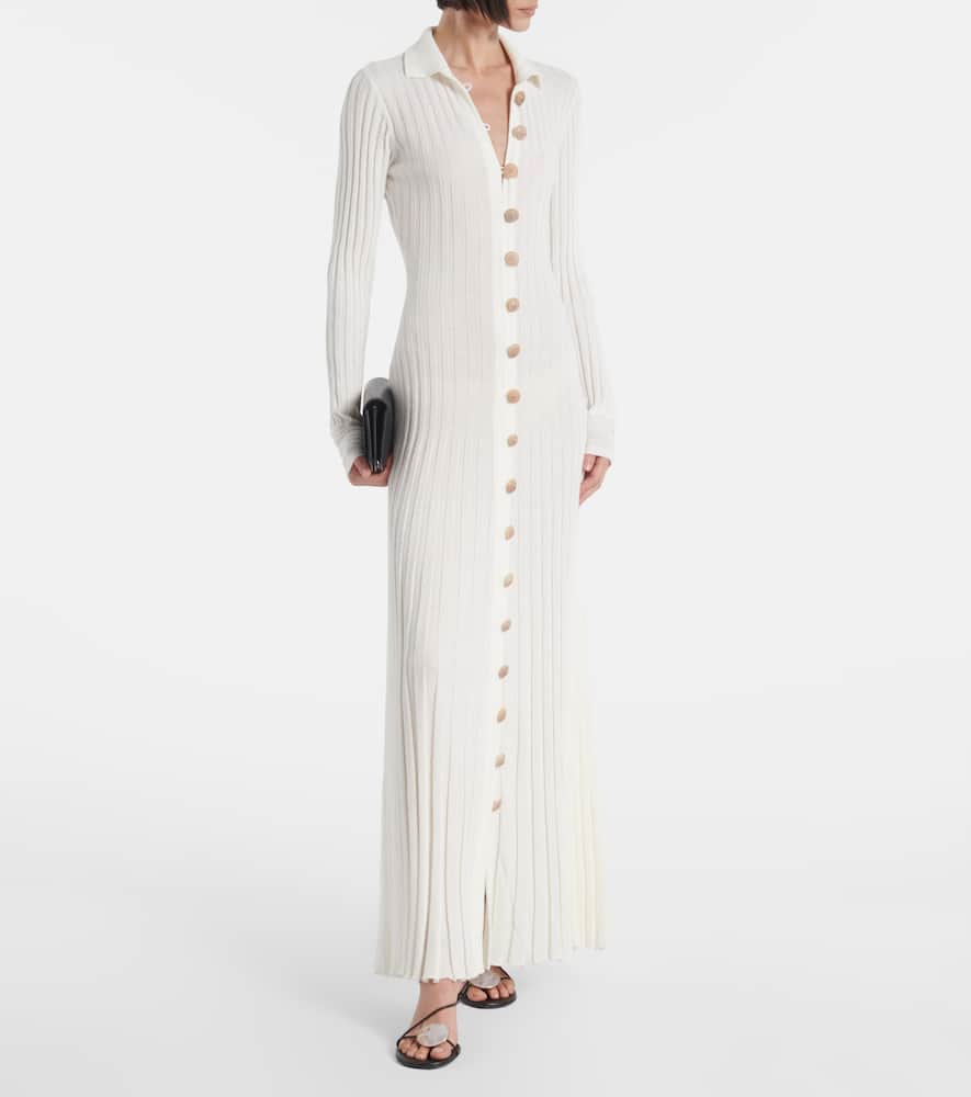Sundial Shell cotton-blend maxi dress