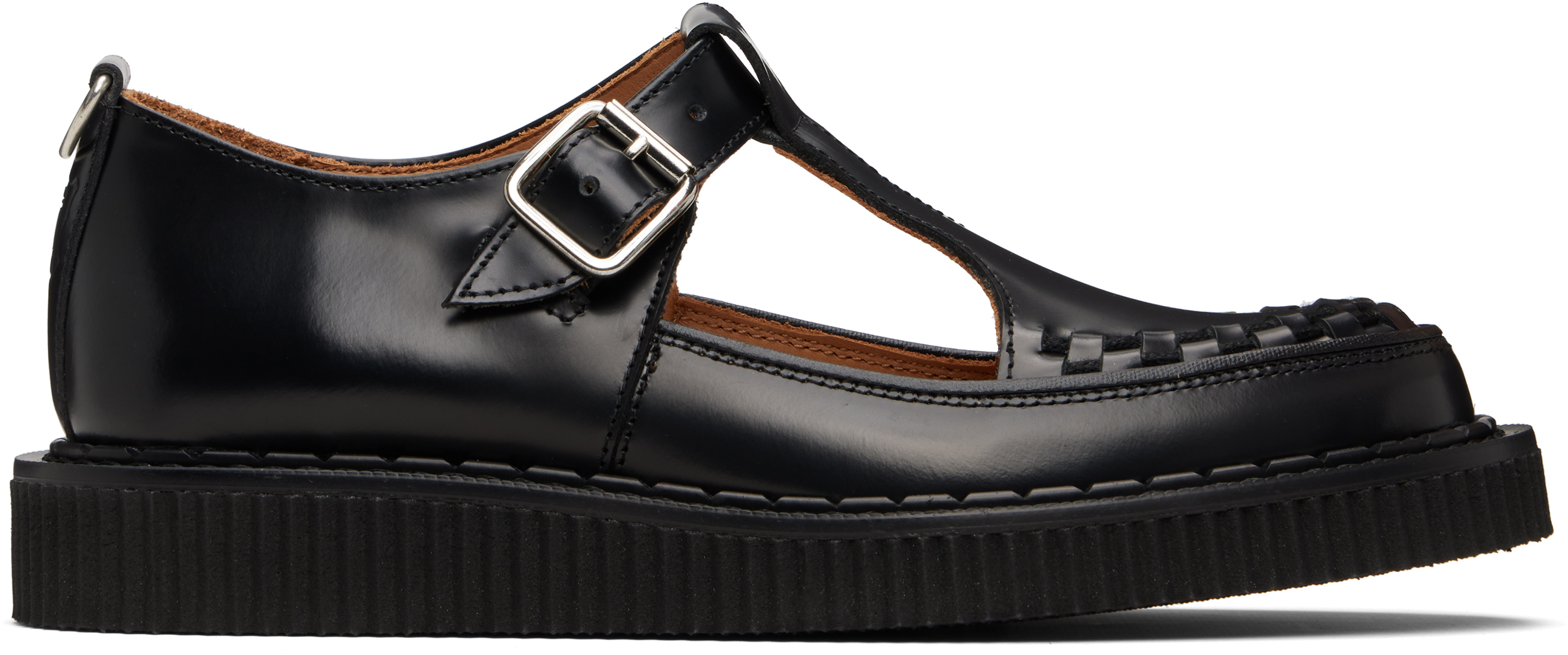Black Hatton T-Bar Sandal Loafers
