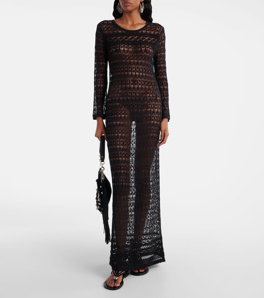 Paloma crochet cotton-blend maxi dress