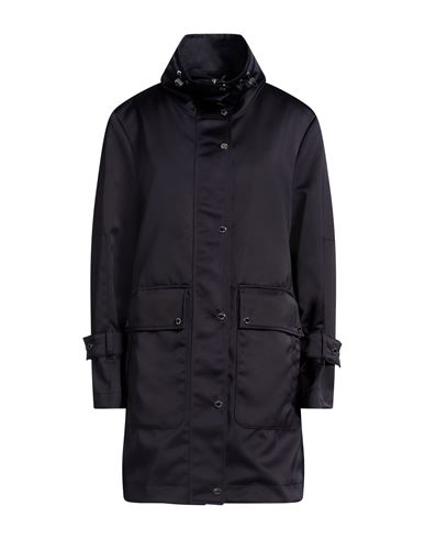 Woman Overcoat & Trench Coat Midnight blue Size 4 Polyester