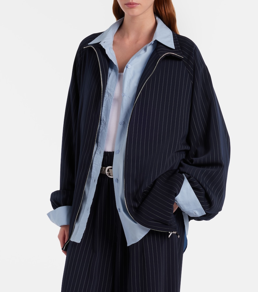 Baxter pinstripe oversized jacket