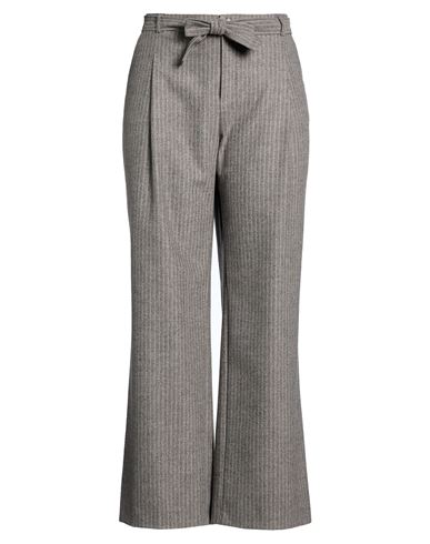 Woman Pants Grey Size 16 Wool, Polyester, Viscose, Polyamide, Elastane