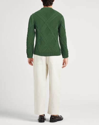 Alpha Studio Man Sweater Green Size 42 Wool, Alpaca wool, Polyamide