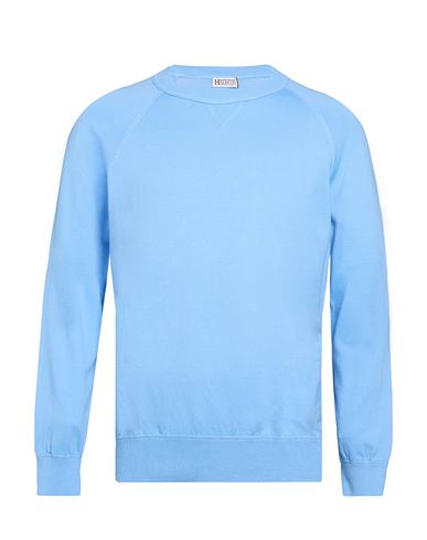 Helmur Man Sweater Azure Size S Cotton