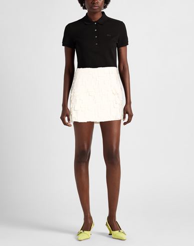 Woman Mini skirt Beige Size 6 Polyester