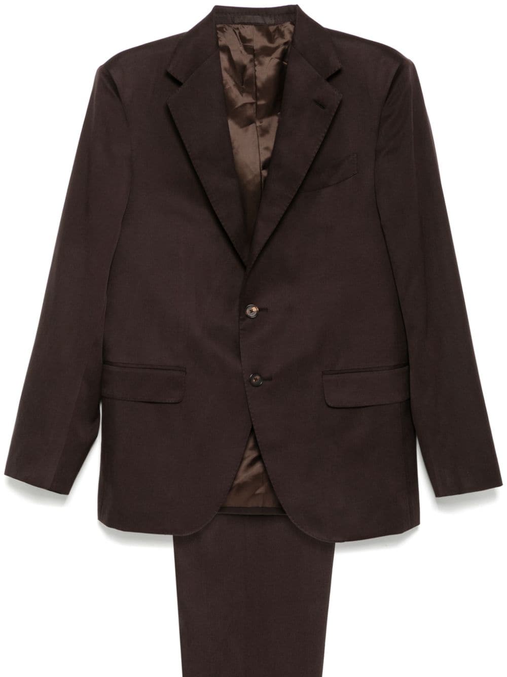 Single-breasted suit - Brown