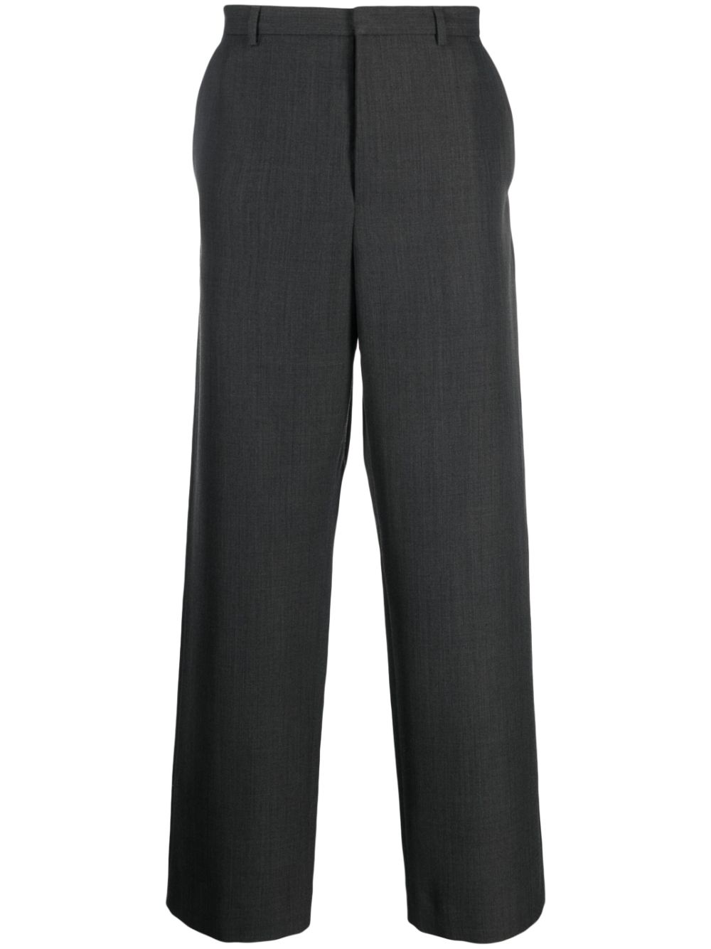 Wide straight-leg trousers - Grey