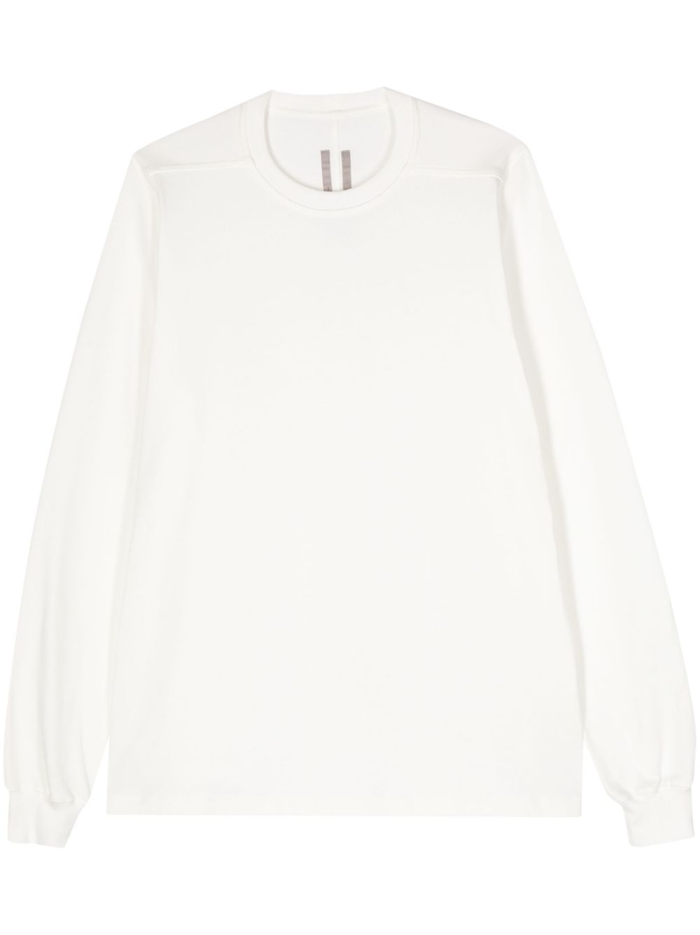 Seam-detail cotton sweatshirt - Black