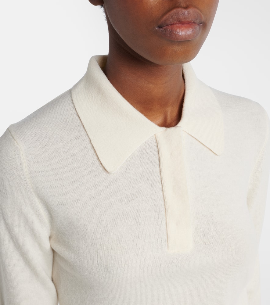 Virgin wool polo sweater