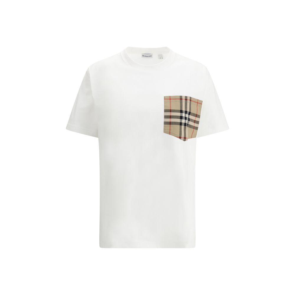 Archive Check Pocket T-Shirt — White