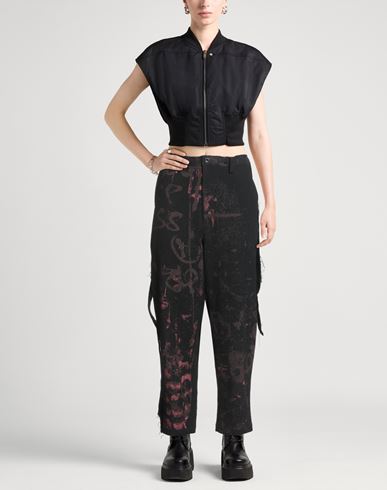 Woman Pants Black Size 2 Wool, Polyester, Acrylic, Nylon