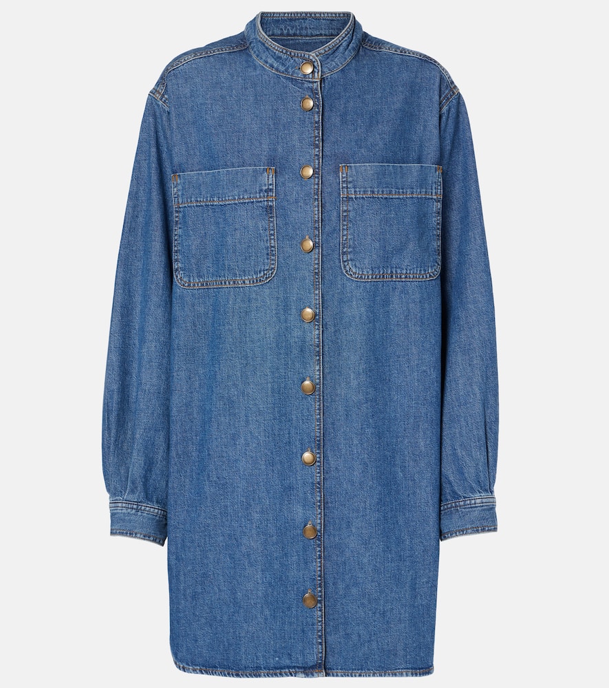 Double Pocket denim shirt dress