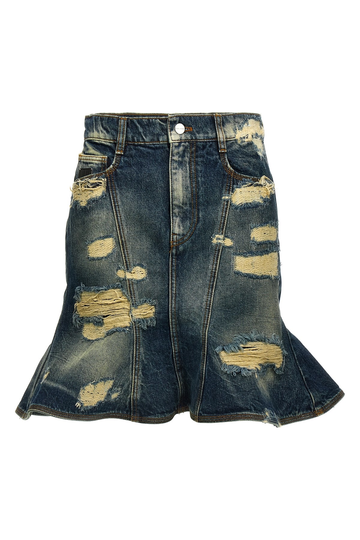 'The Rip And Repair Straight Jean' Skirt