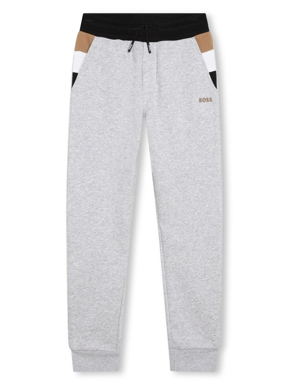 Logo-print drawstring track pants - Grey