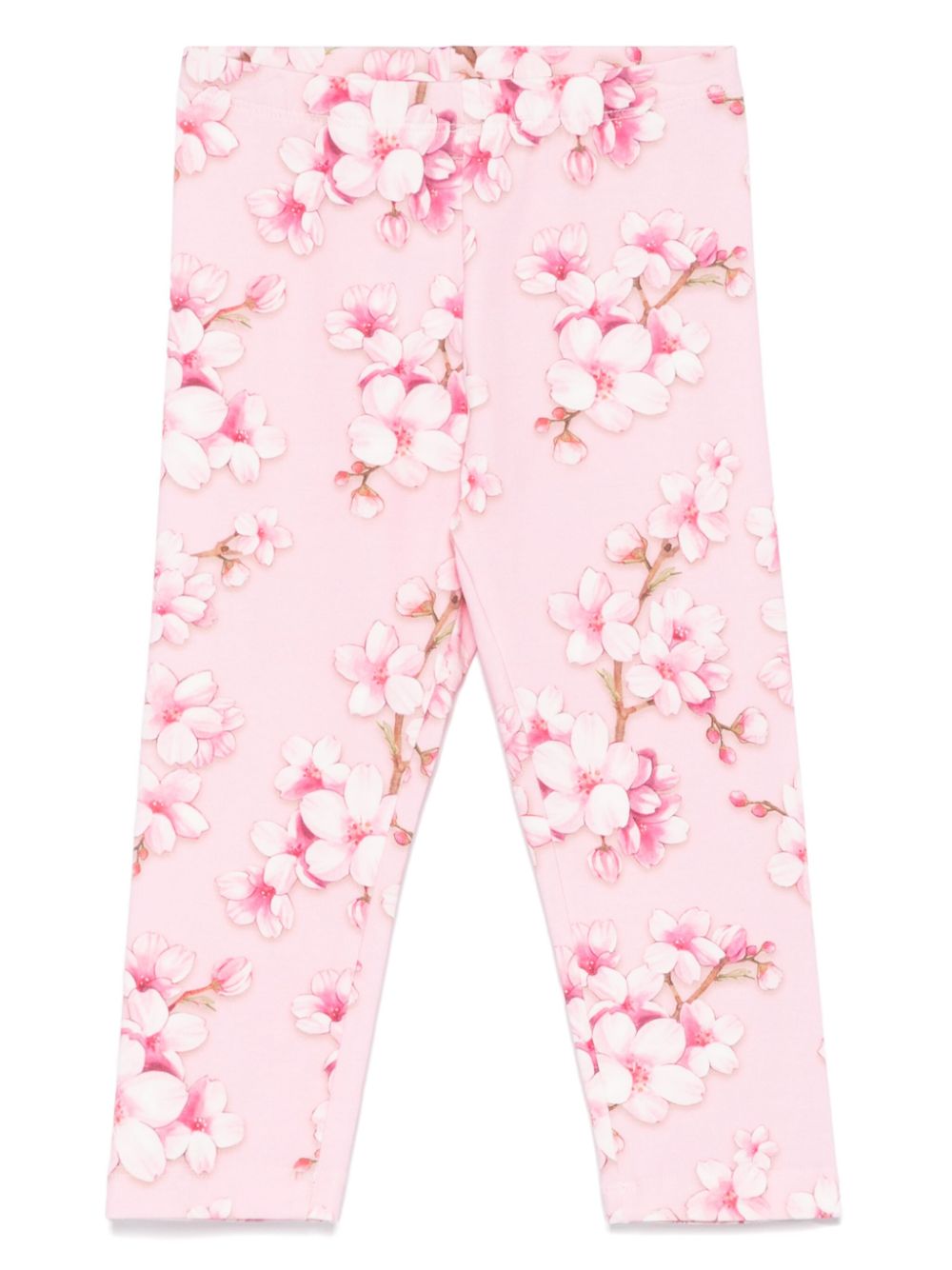 Floral-print leggings - Pink