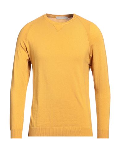 Man Sweater Marigold Size L Polyacrylic, Merino Wool, Polyamide, Elastane
