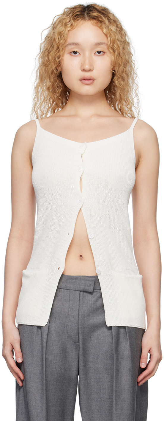 White oda tank top